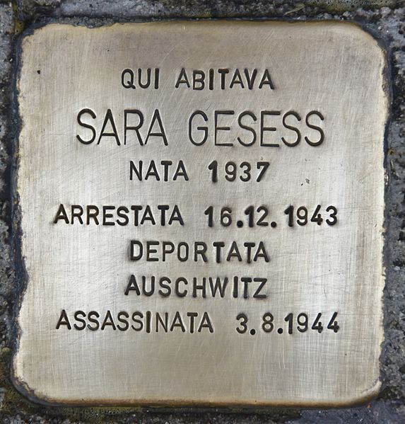 Stolpersteine Via Roma 48 #3