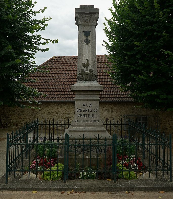 Oorlogsmonument Venteuil