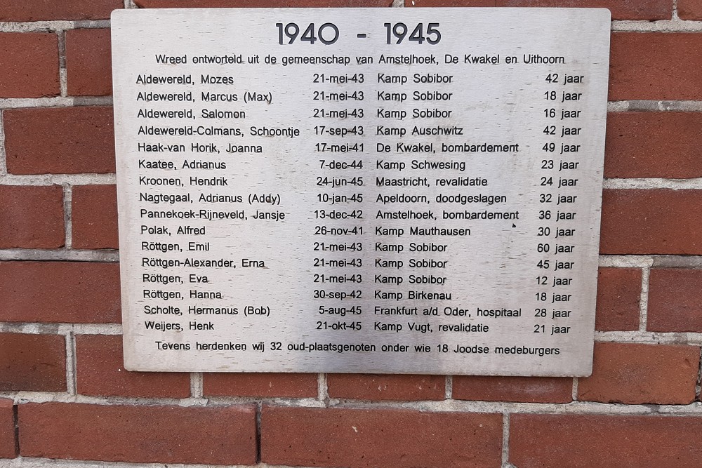 War Memorial Uithoorn