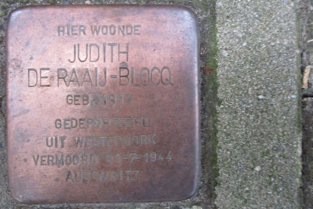 Stolpersteine Meerhuizenstraat 1-II #3