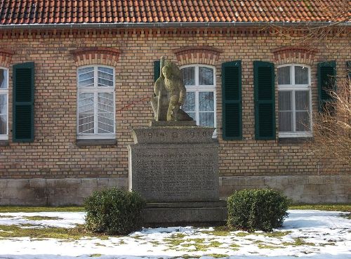 Monument Eerste Wereldoorlog Barnstdt #1