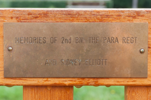 Memorial benches Airborne Museum 'Hartenstein' #4