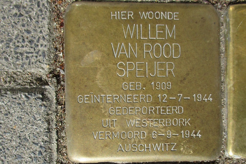 Stolpersteine Admiraal de Ruijterweg 189 #2