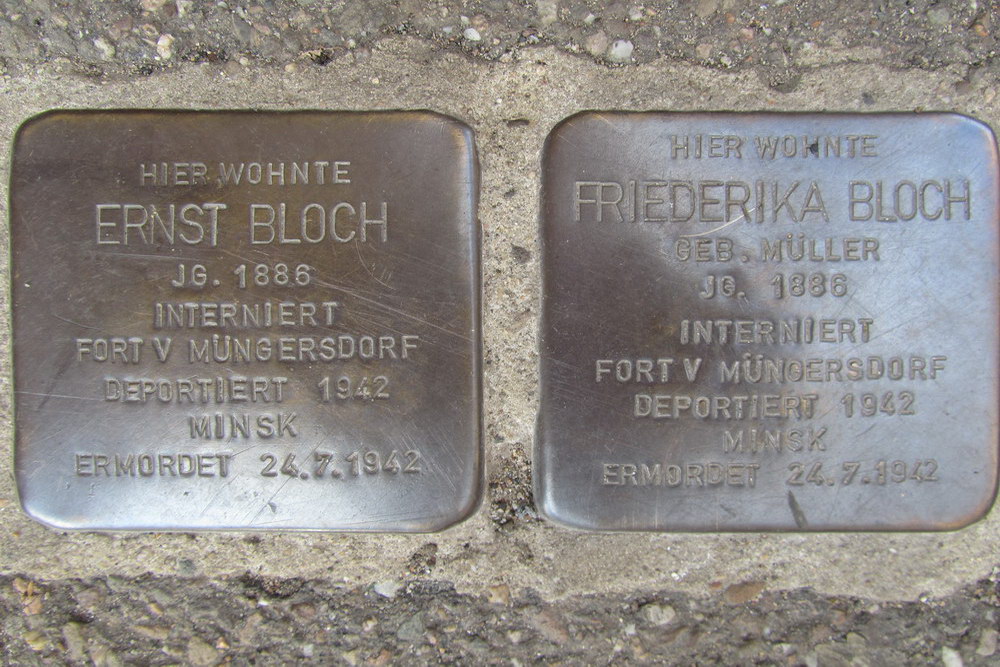 Stumbling Stone Stolzestraße 12 #1