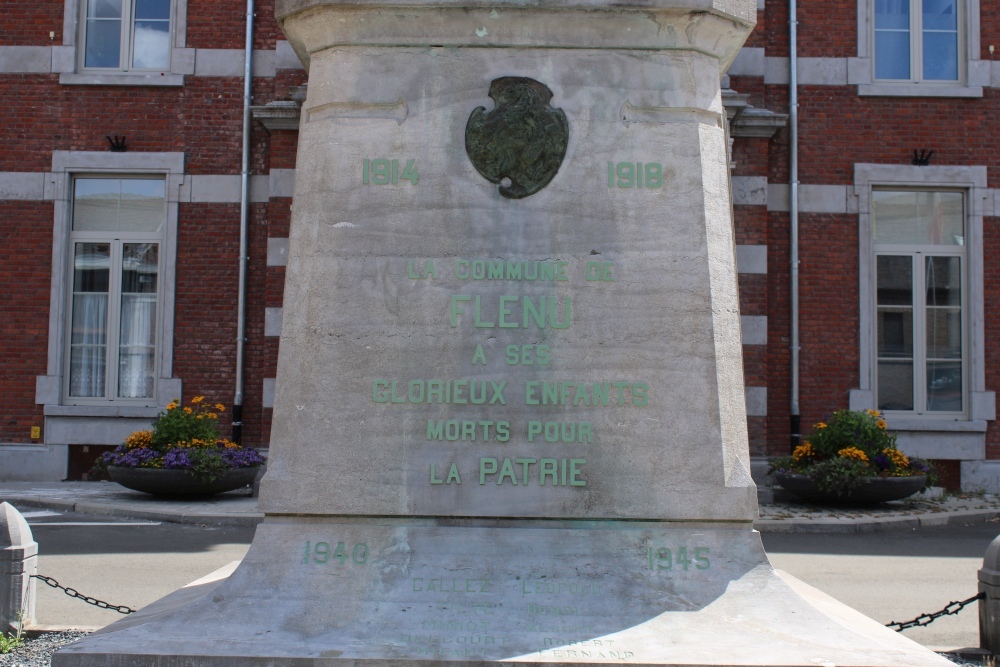 Oorlogsmonument Flénu #3