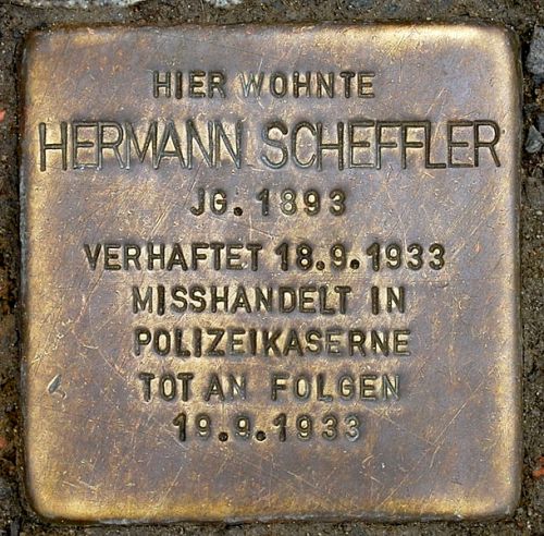 Stolperstein Demminer Straße 13