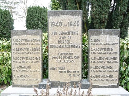 Oorlogsmonument en Gezamenlijk Graf Oud-Alblas #3