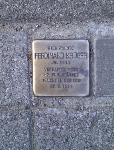 Stolperstein Grabenstrae #1