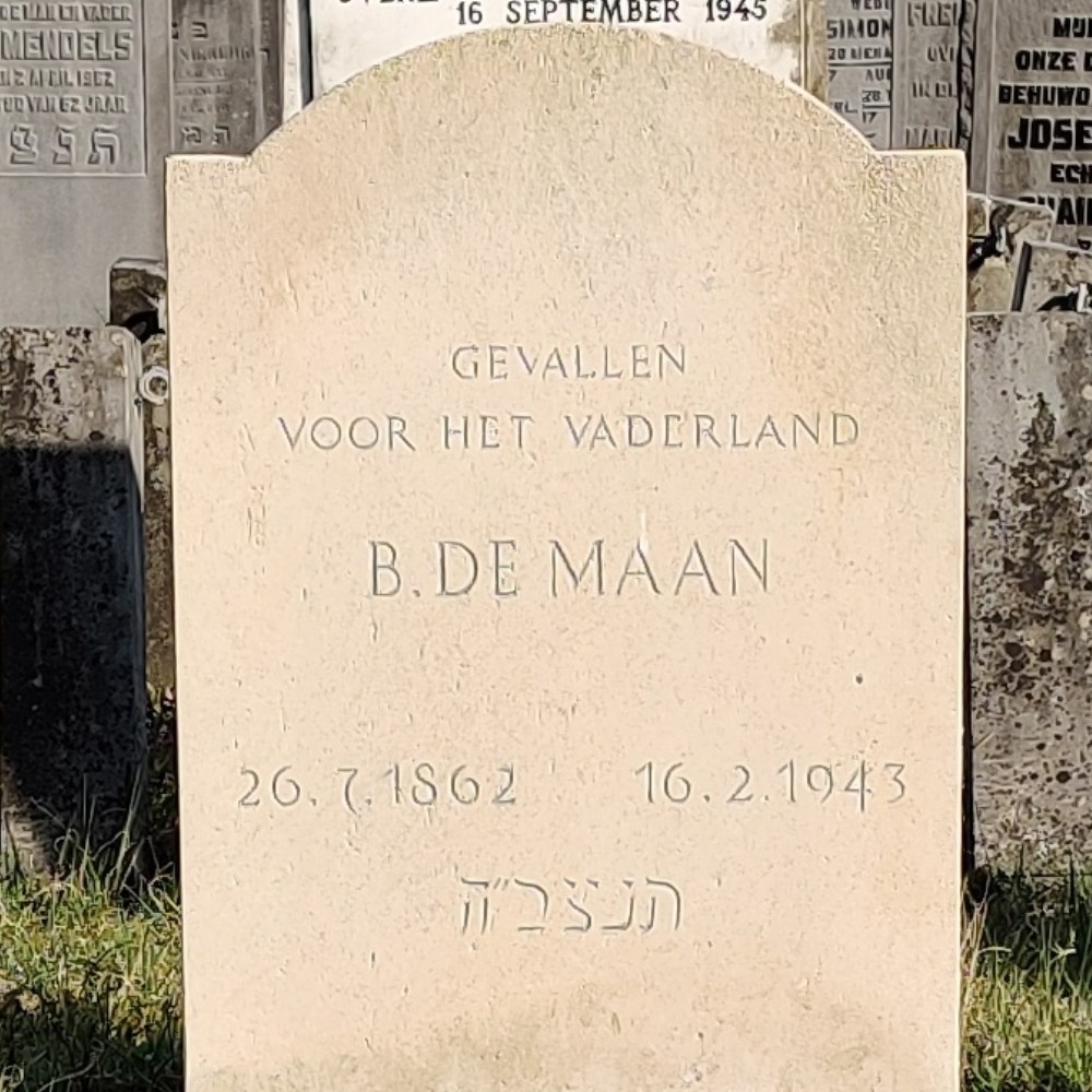 Memorial Stones Jewish Cemetery Persijnhof Wassenaar #3