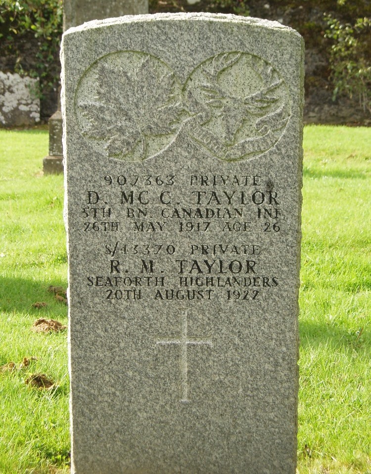 Commonwealth War Grave Braco Churchyard #1