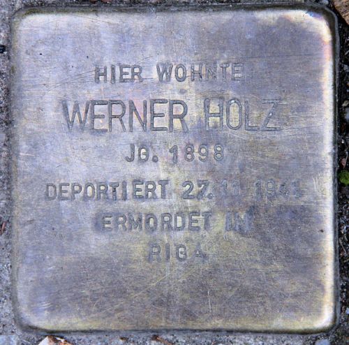 Stolpersteine Holsteinische Straße 34 #4