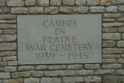 Commonwealth War Cemetery Cambes-en-Plaine #2