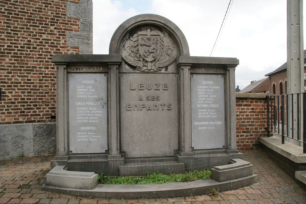 Oorlogsmonument Leuze #1