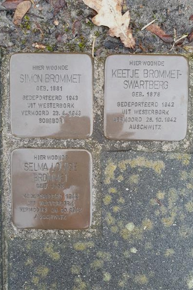 Stolpersteine Oldenhofstraat 22 #1