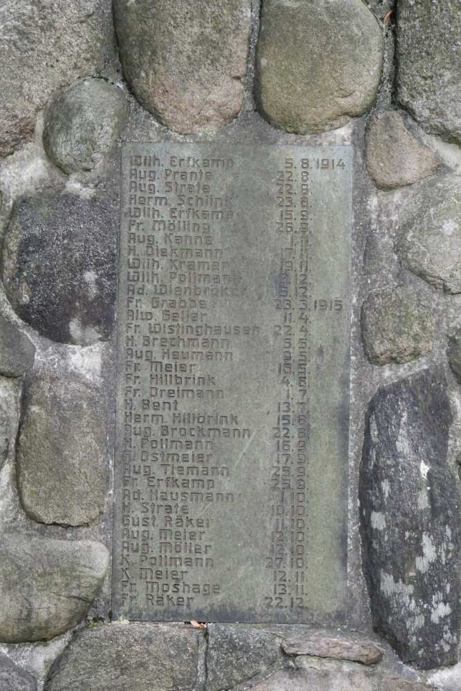 World War I Memorial Augustdorf #5