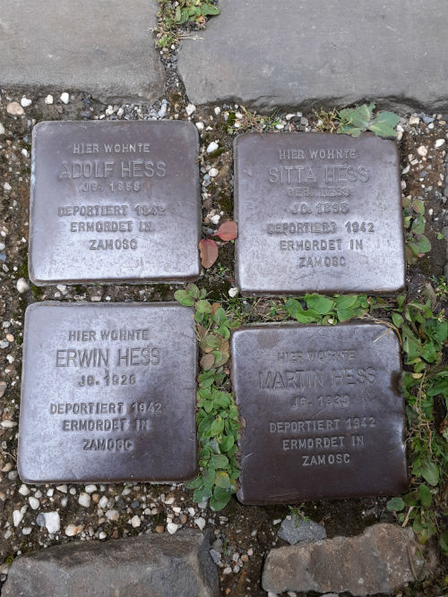 Stolpersteine Wallstrae 9