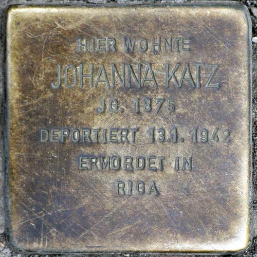 Stolperstein Bergfriedstrae 11