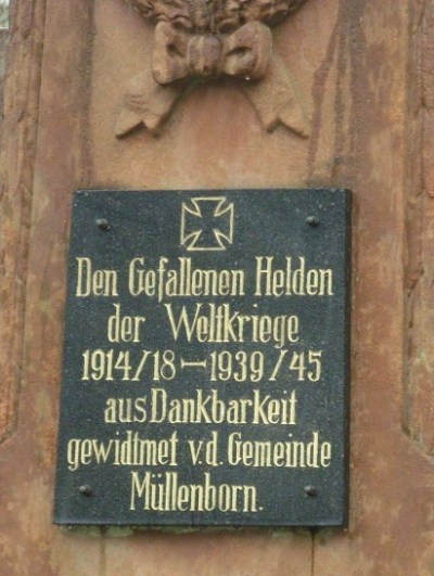 War Memorial Müllenborn #2