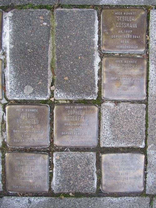 Stolpersteine Schaevenstrae 4 #4