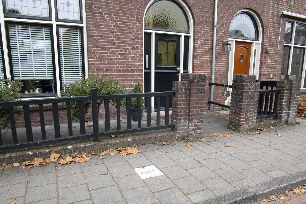 Memorial Stone Meester van Coothstraat 76 #2