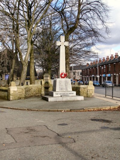 Oorlogsmonument Balderstone