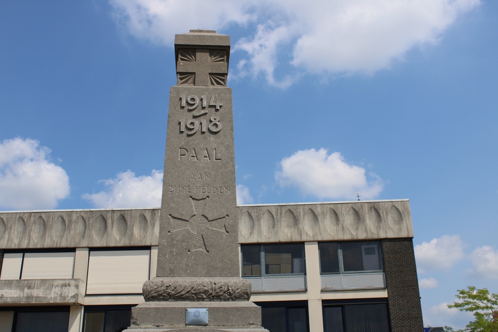 Monument Eerste Wereldoorlog Paal	 #2