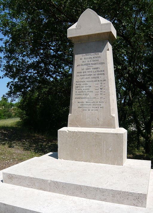 Memorial Killed Resistance Fighters Le Loups Rodare