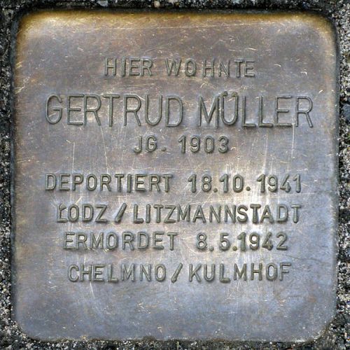 Stolpersteine Hbnerstrae 2 #1