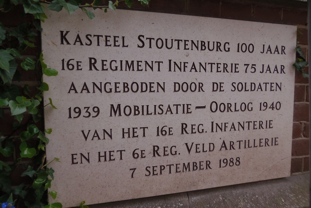 Memorial 16th Infantry Regiment Stoutenburg #1