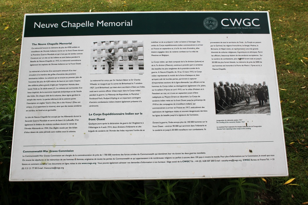 Neuve-Chapelle Indian Memorial #2