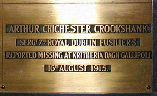 Oorlogsmonument Christ Church of Ireland #4