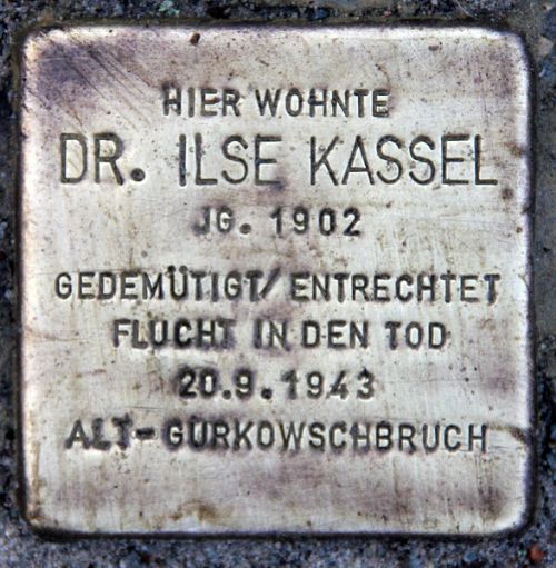 Stolpersteine Wachsmuthstrae 9 #2