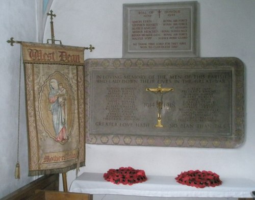 Oorlogsmonument St Andrew Church