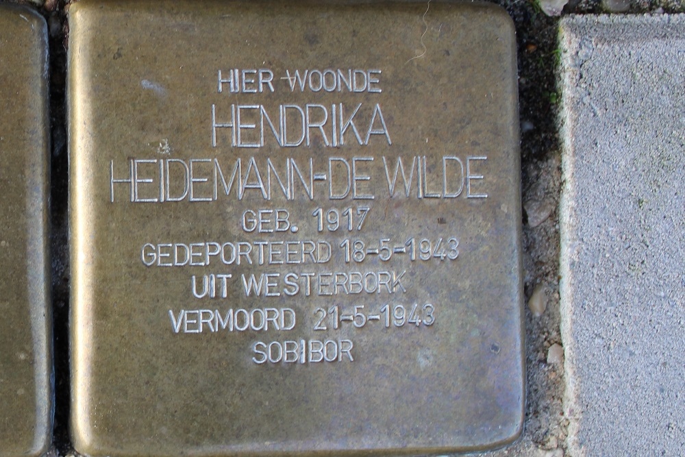 Stolpersteine Eemsstraat 36, #3