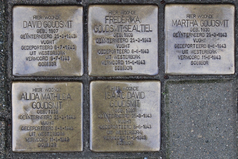Stolpersteine Schalk Burgerstraat 90 #1
