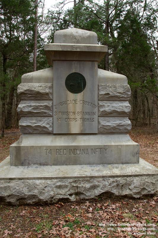 74th Indiana Infantry Monument