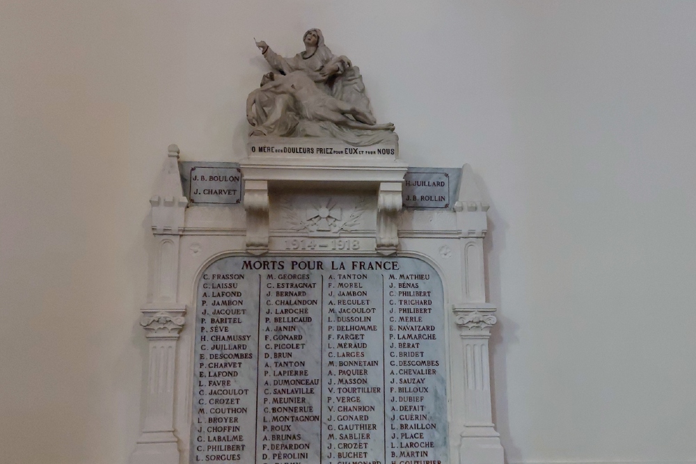 War Memorial Église Saint-Pierre de Romanèche-Thorins #2