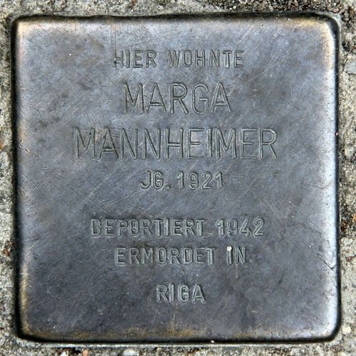 Stolperstein Kommandantenstrae 57