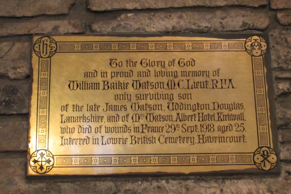Plaques St. Magnus Cathedral #3