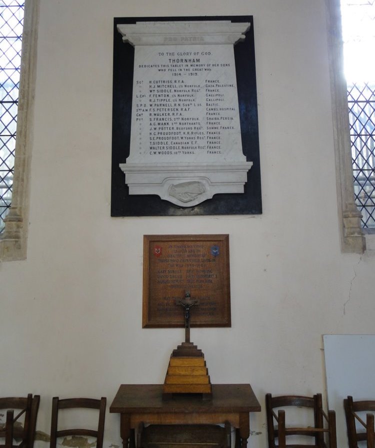 Oorlogsmonument Thornham