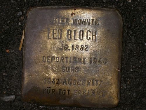 Stolpersteine Engelbergerstraße 39 #2