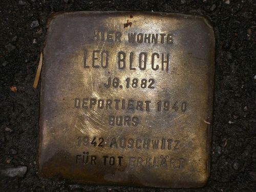 Stolpersteine Engelbergerstrae 39 #2