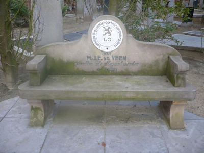 Remembrance Bench M.J.E. van der Veen #2