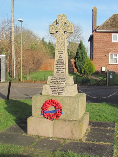 Oorlogsmonument Wilstone