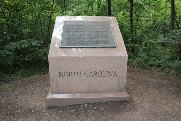 Monument 26th North Carolina Infantry