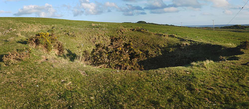 Bomkrater Crownhill Down