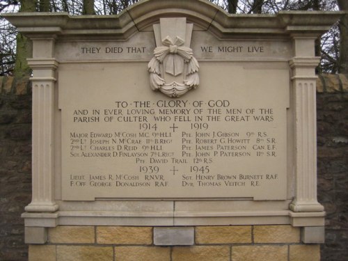 War Memorial Culter