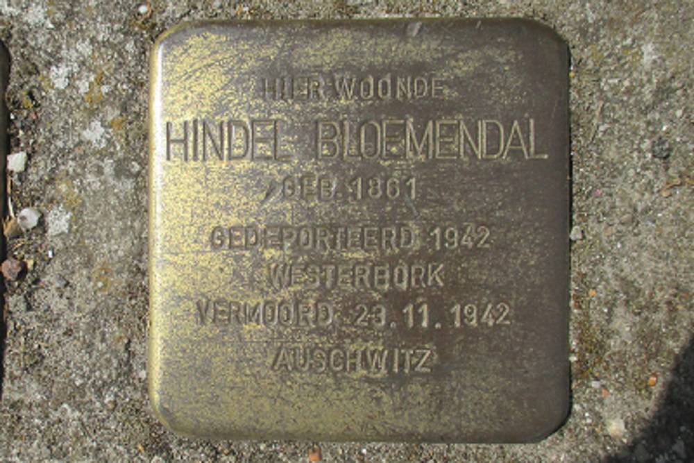 Stumbling Stones J.R. Stuutstraat F 43 #3