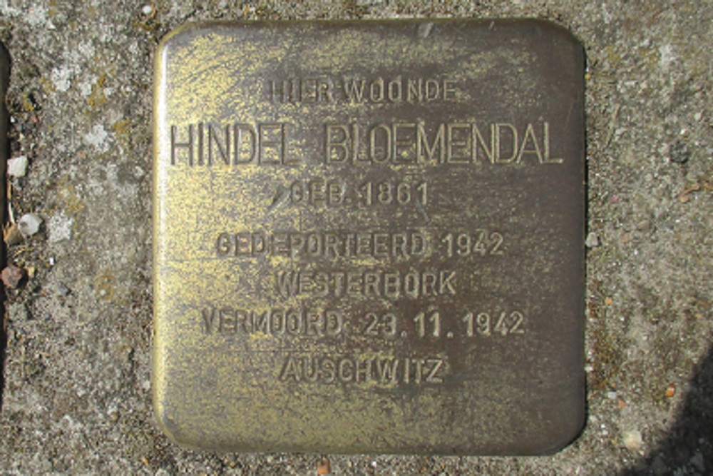 Stolpersteine J.R. Stuutstraat F 43 #3