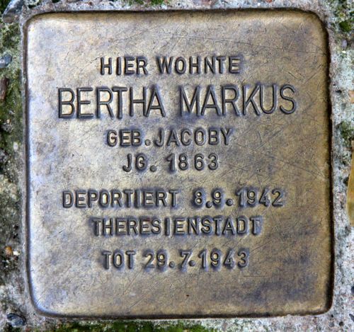 Stolperstein Schwerinstrae 5 #1